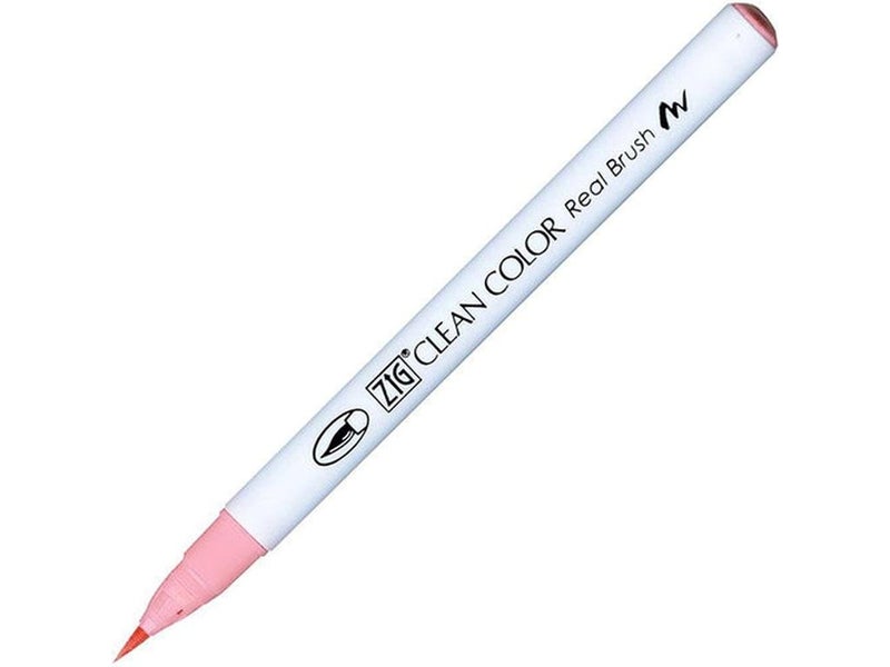 Zig Clean Color Real Brush Marker, Sugared Almond Pink
